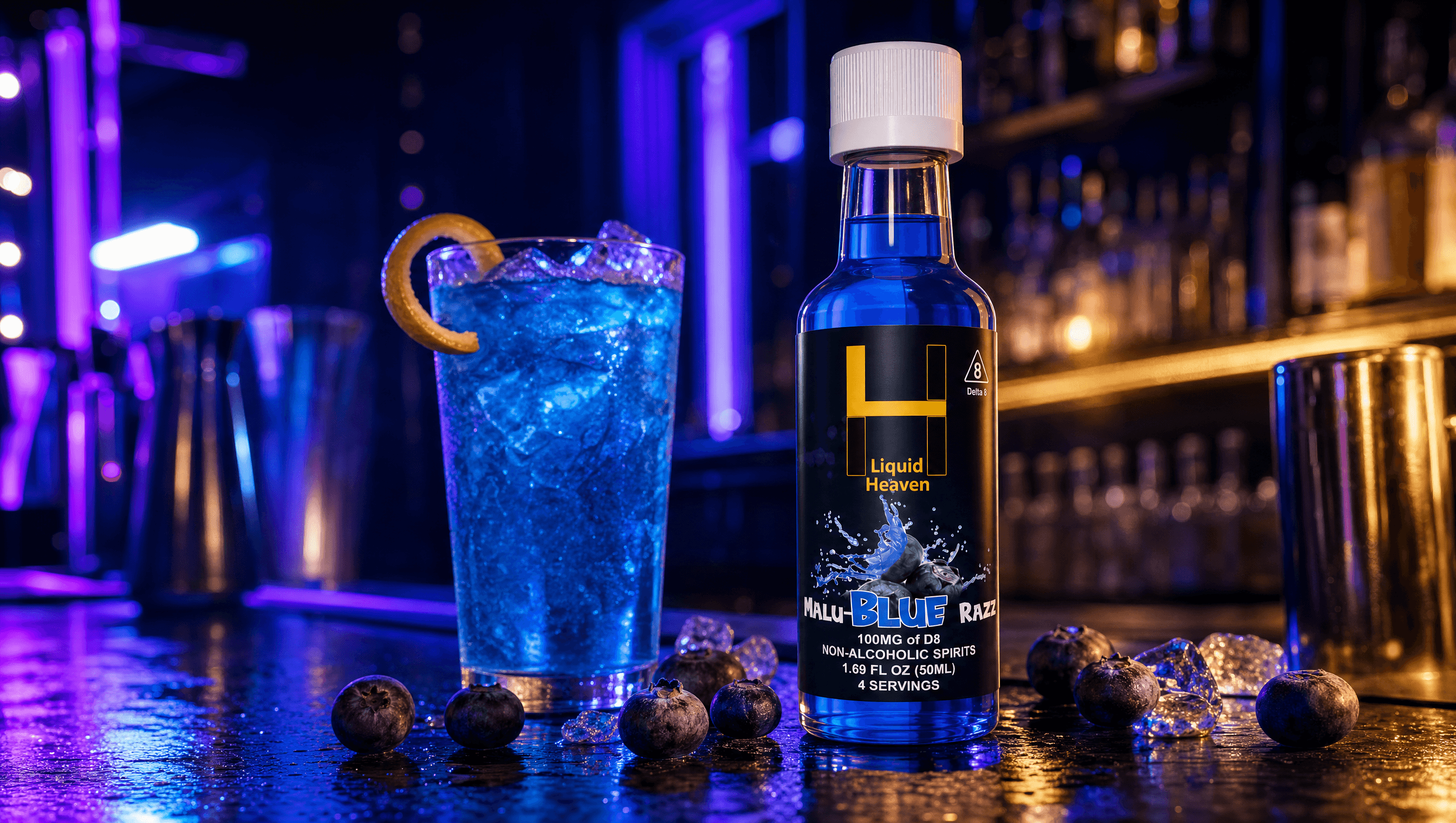 The Blue Razz Sparkler: A Bold Berry Refresher