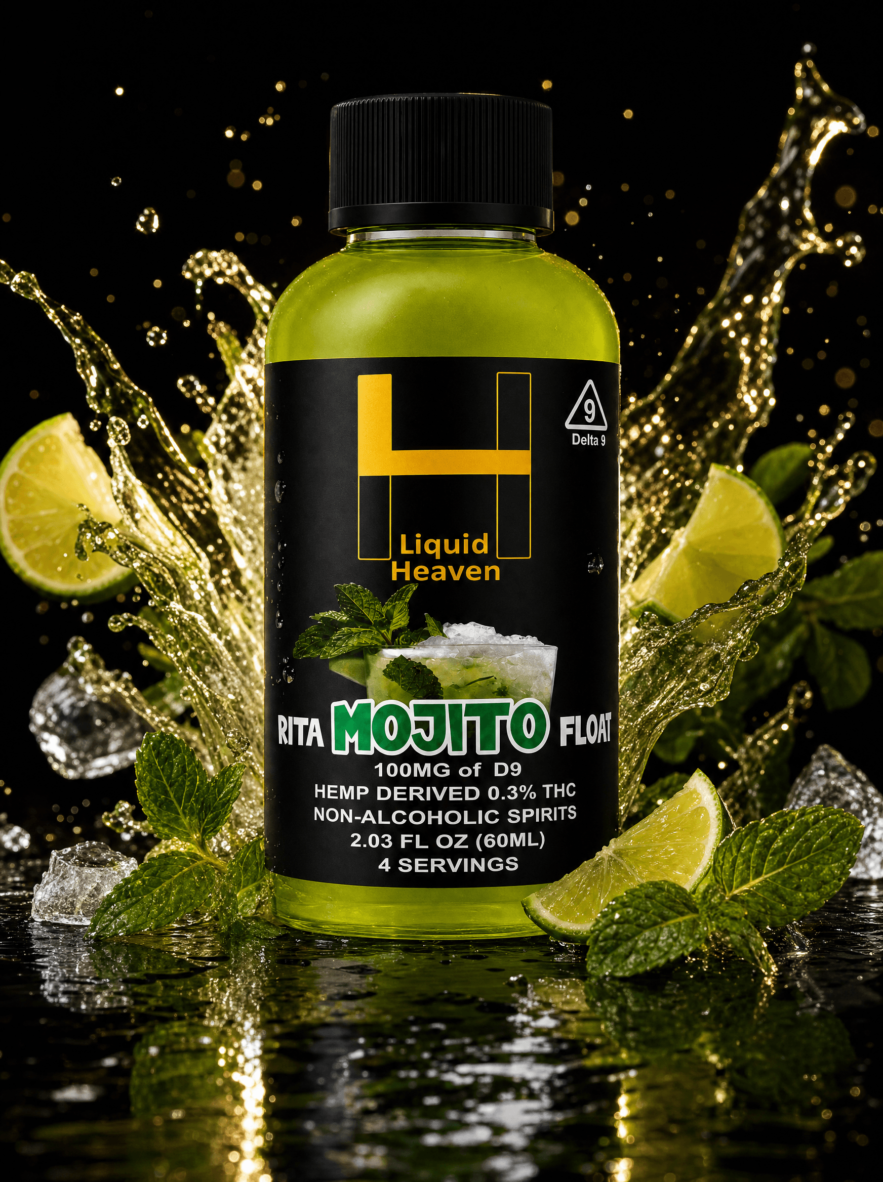 RITA MOJITO flavor splash render