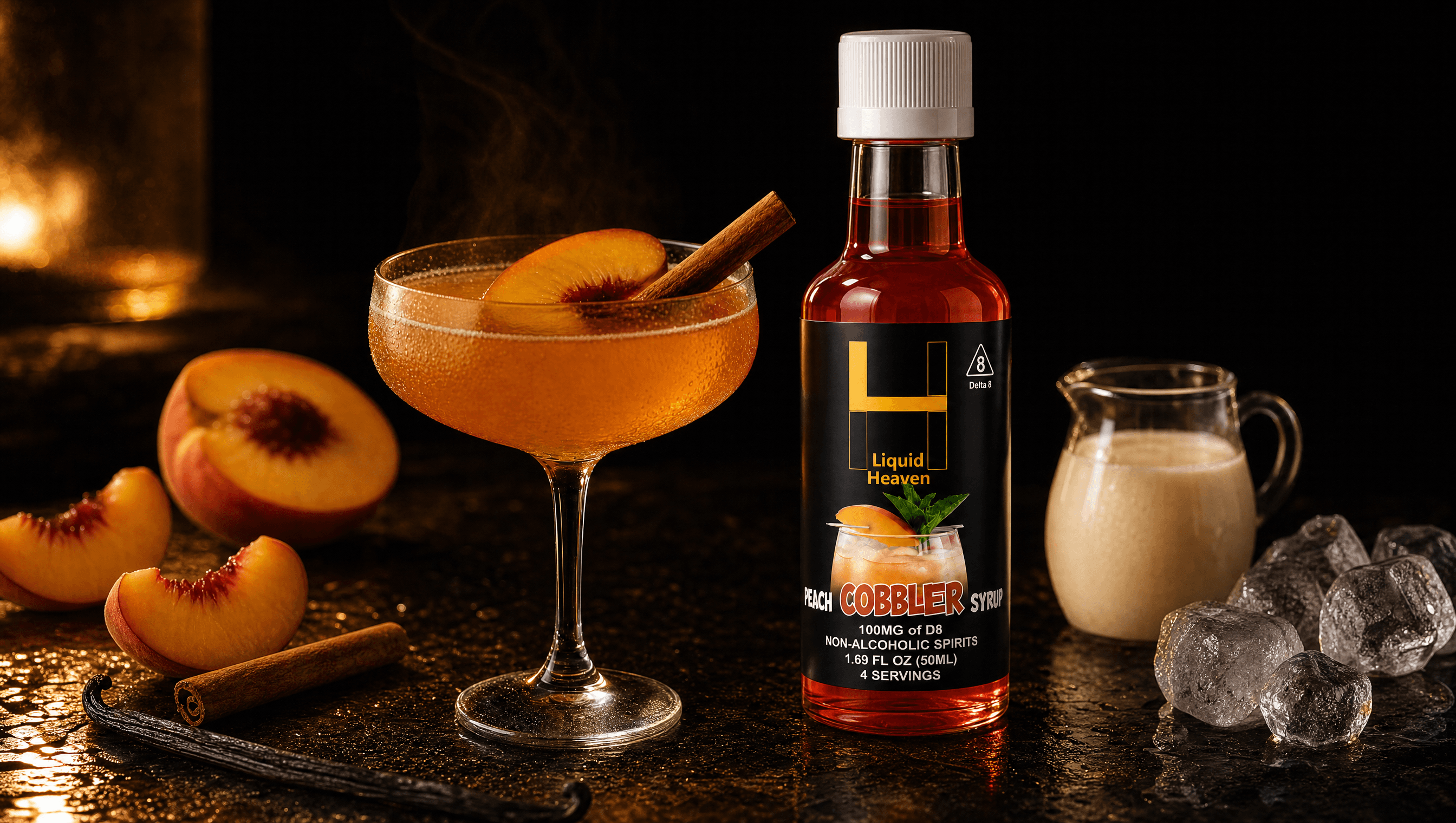 Peach Cobbler Cream Float