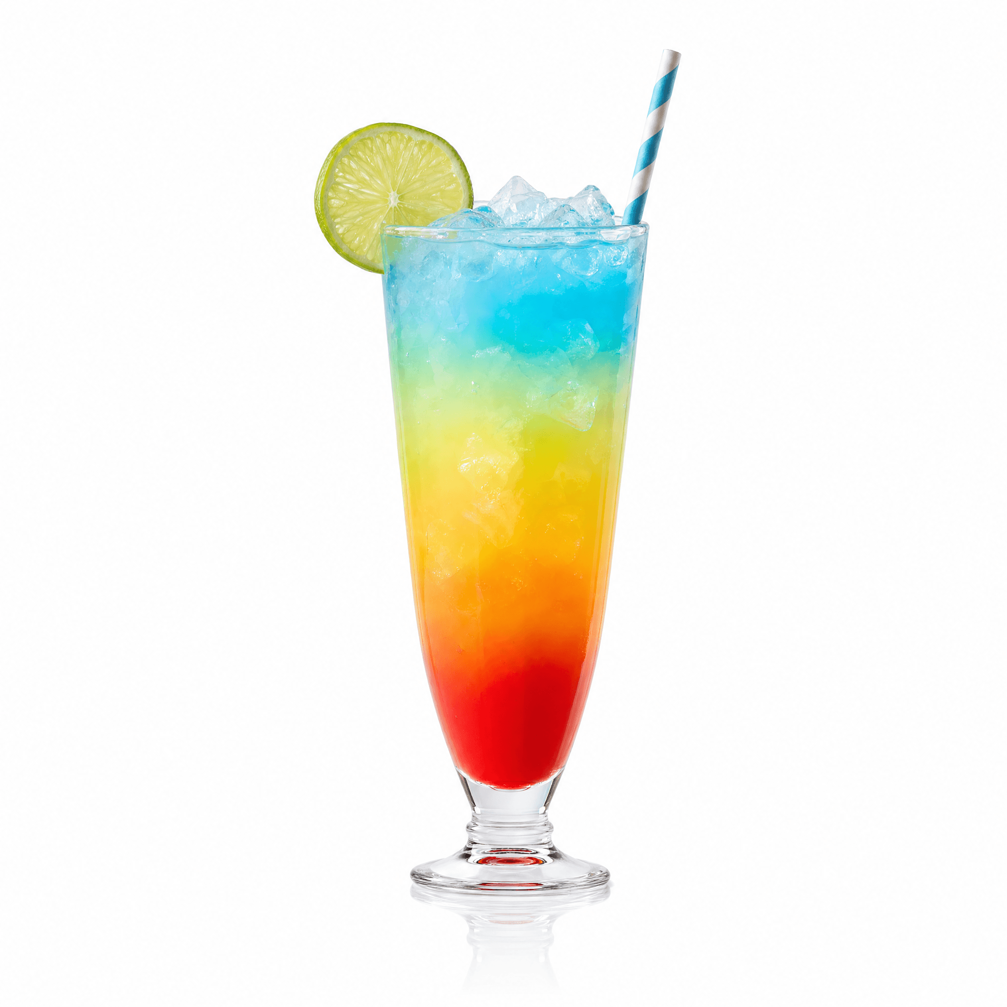 A finished mixed drink